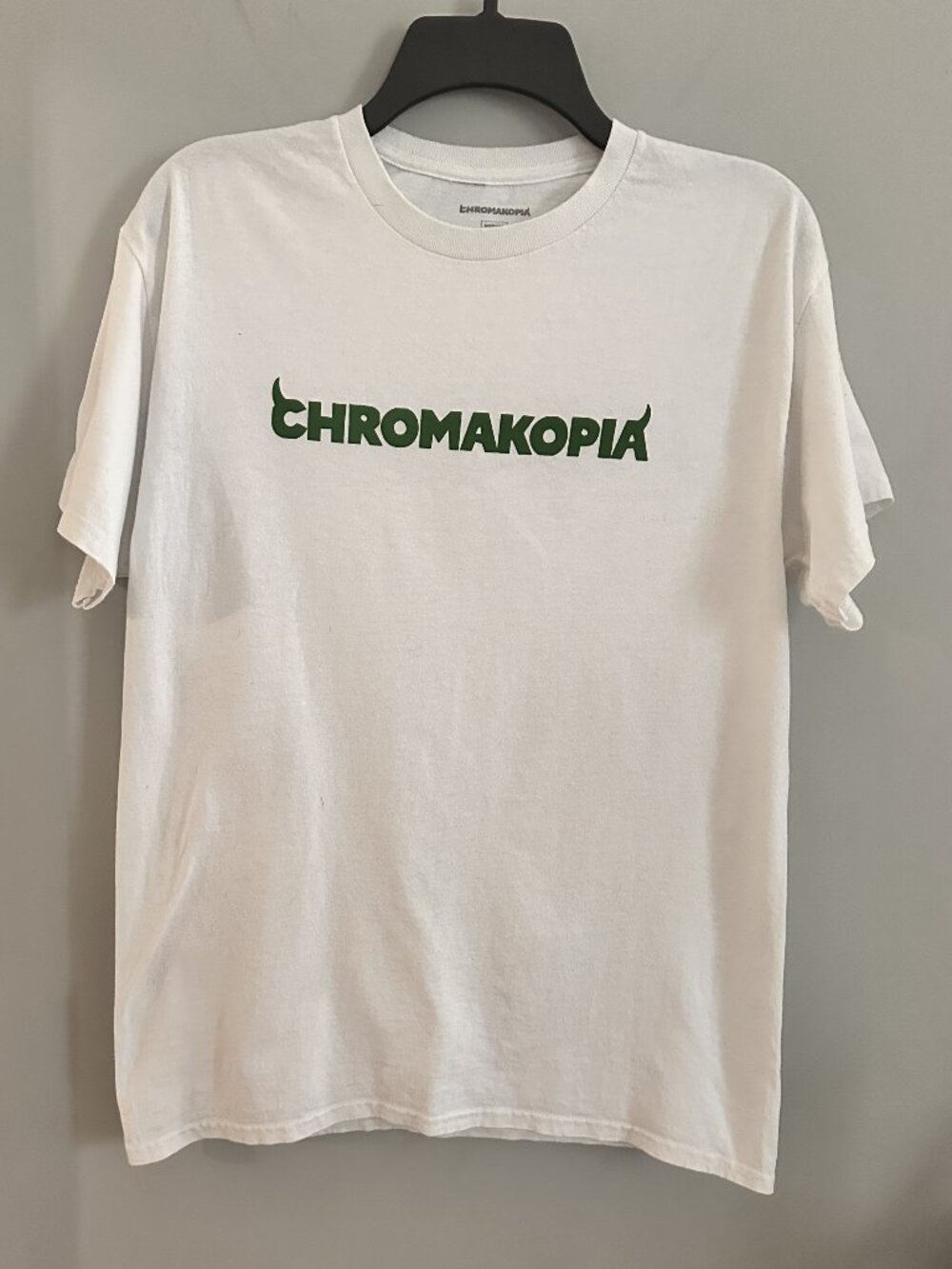 CHROMAKOPIA Tyler The Creator White Graphic T-Shirt Green Logo Size M